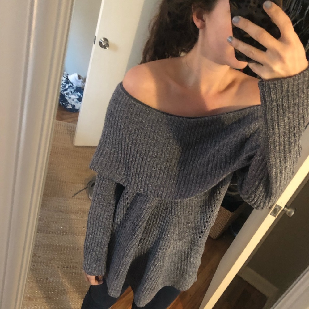 Anthro off the shoulder top